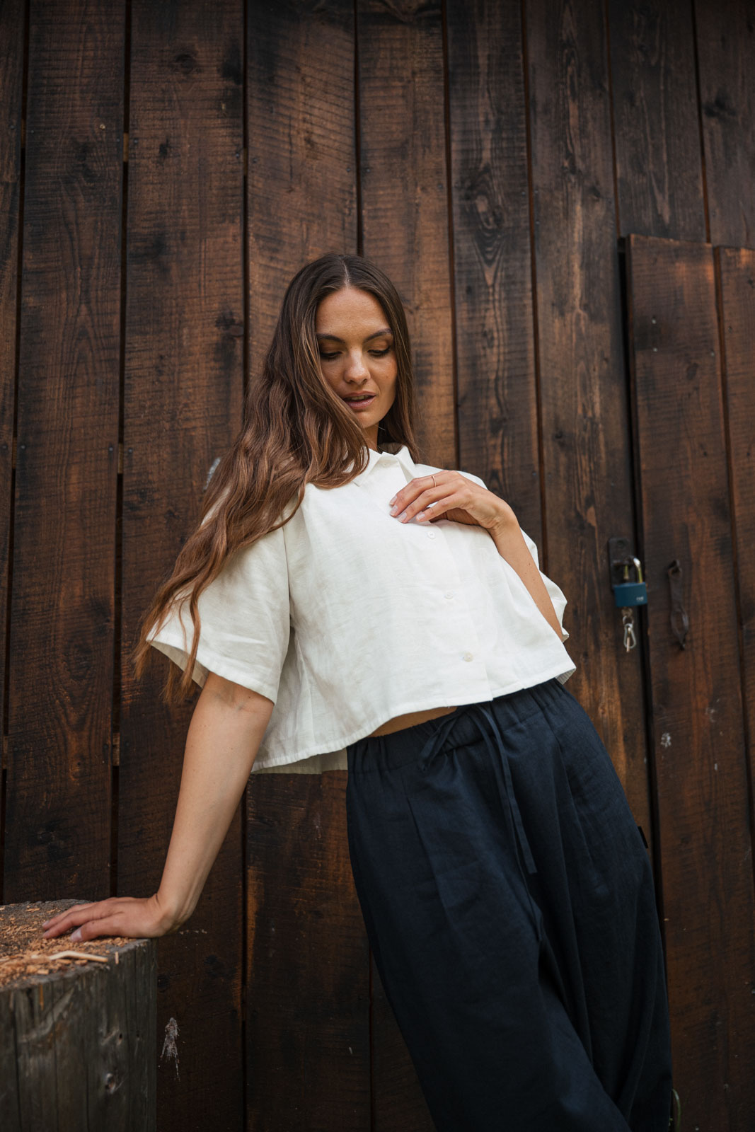 Shirts Uma white jacquard