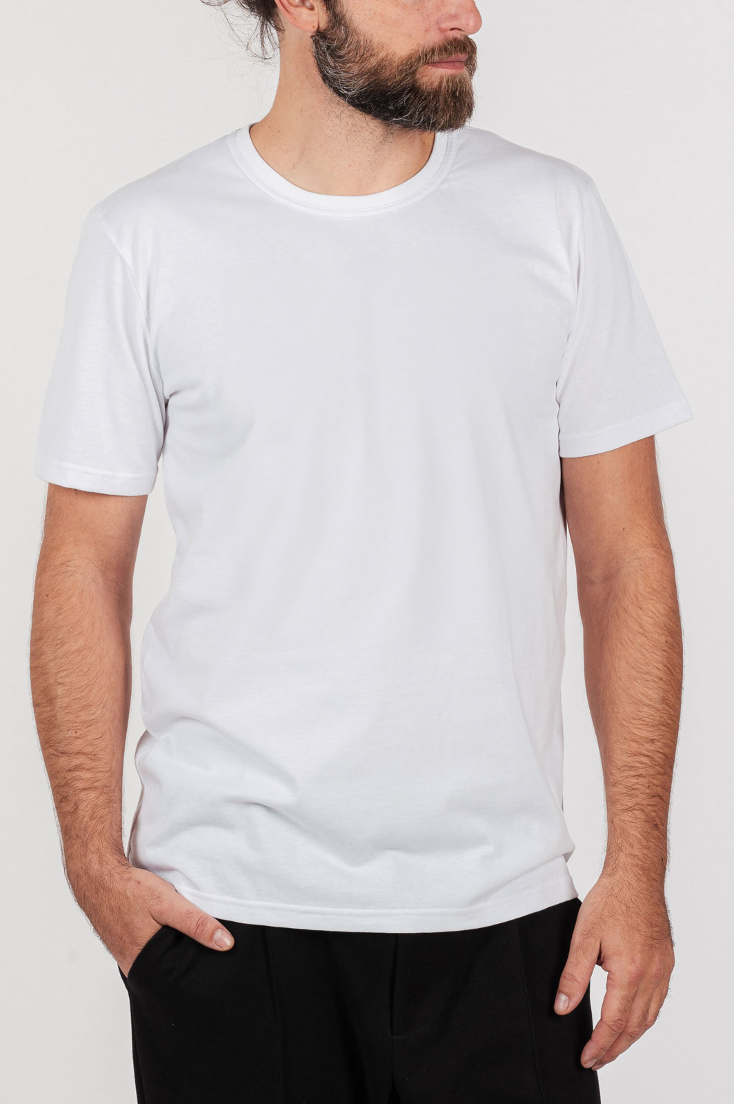 men t-shirt Basic white