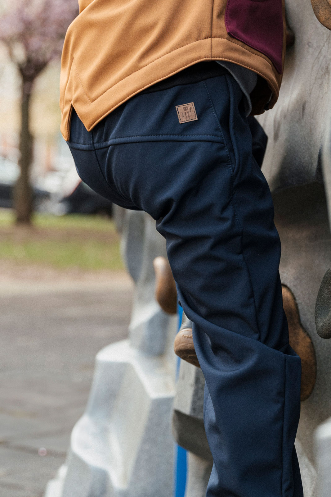 dtsk softshell Tony KID navy blue