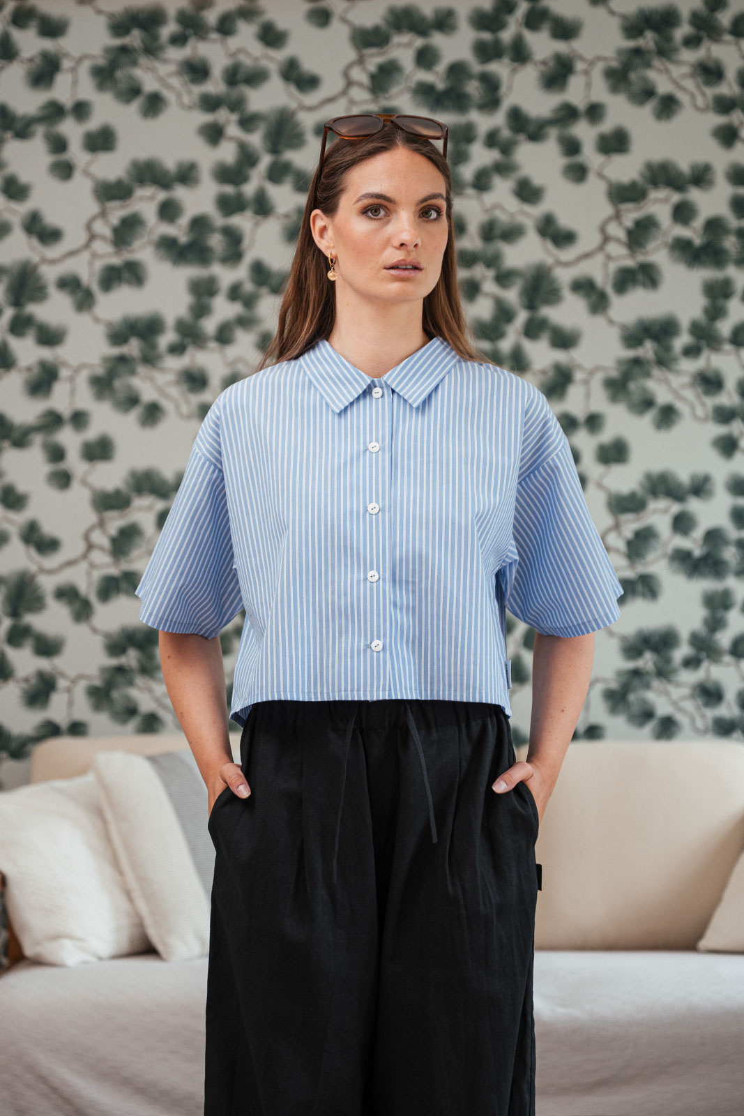 Shirts Uma stripe poplin