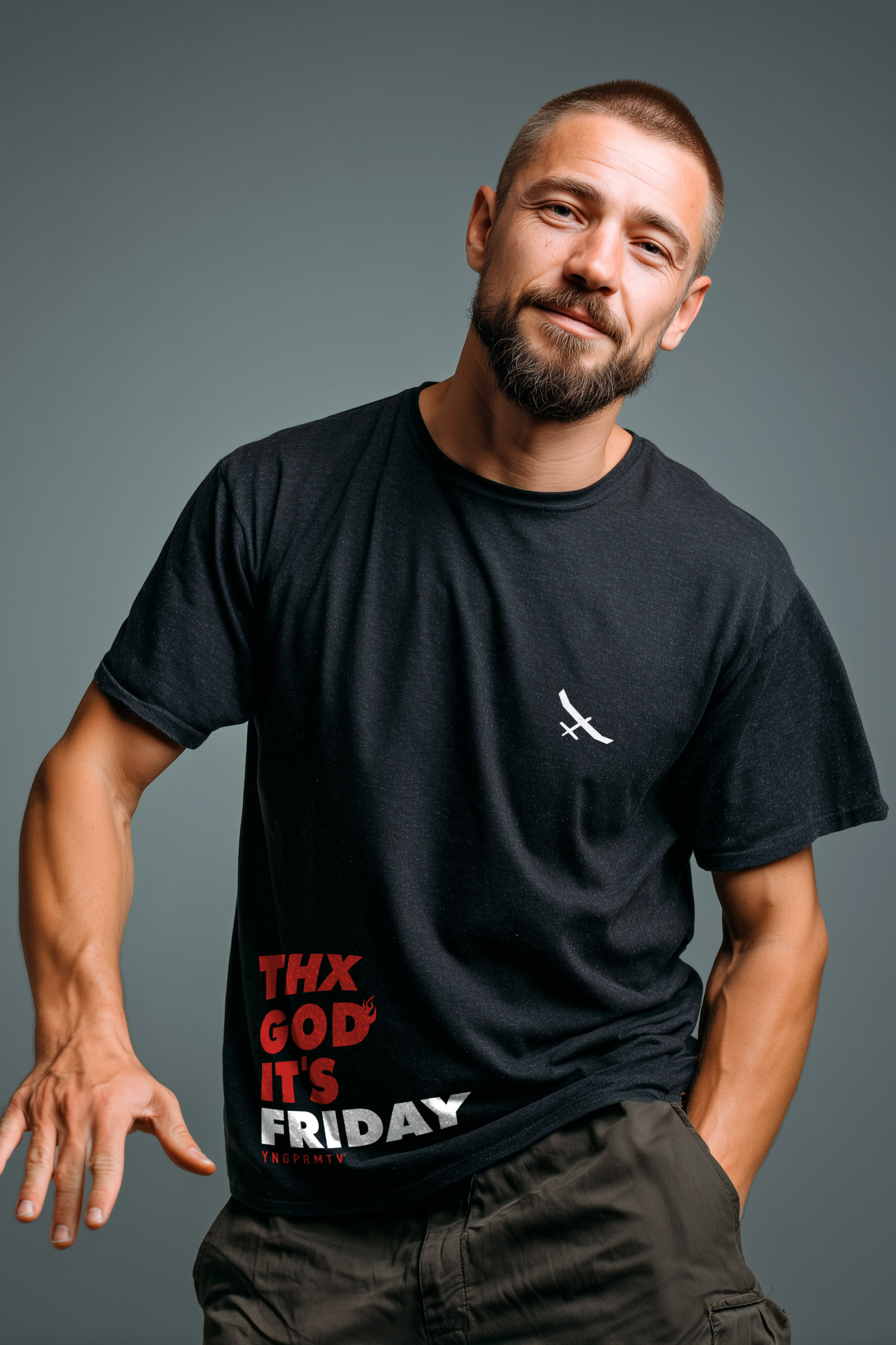 True Primitive edice Friday! dark heather grey