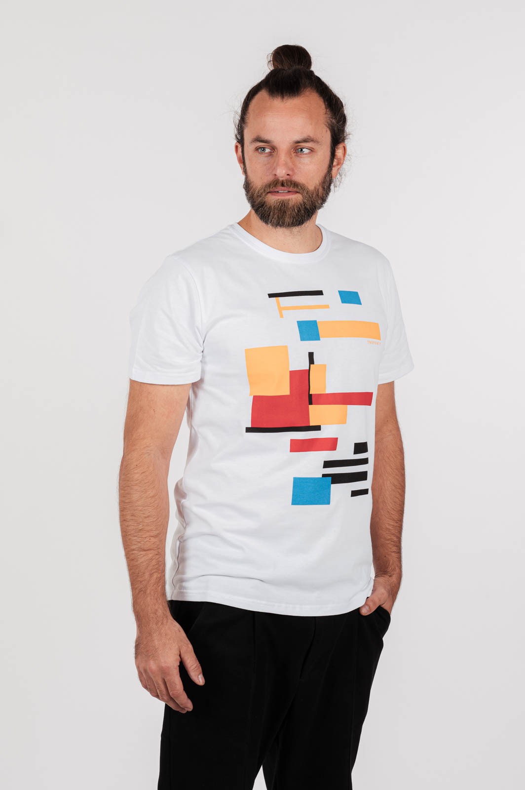 men t-shirt Rothko white