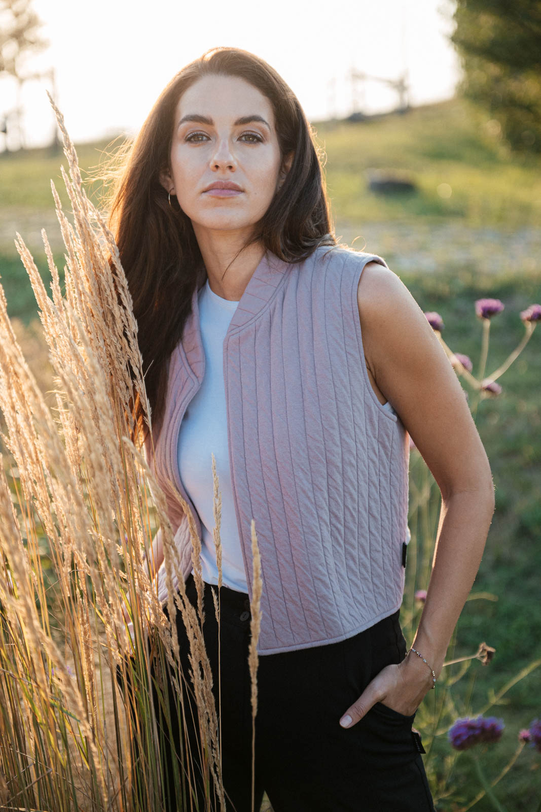 Vests Erin Blush