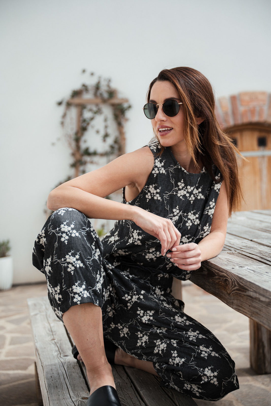 Pants Sunna Embroidery black jeans