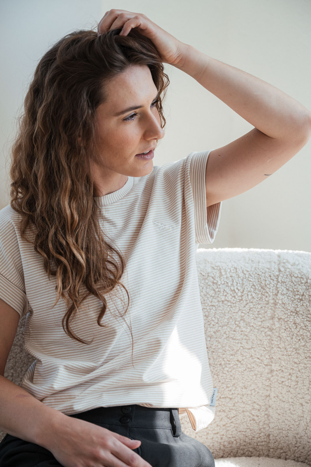 Z�klad �atn�ku Lia pruh cream stripe