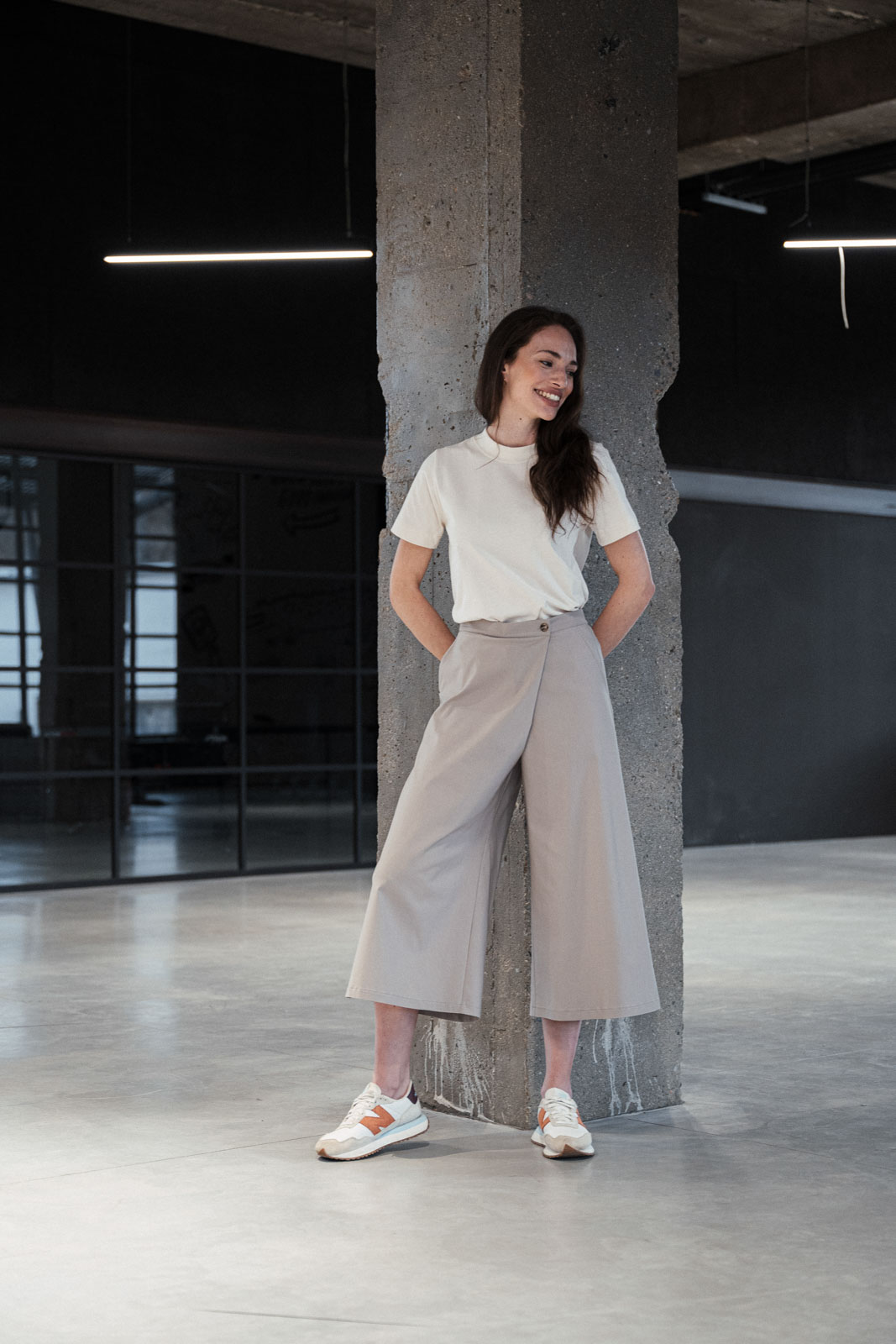 Kalhoty a ortky Zulu long beige