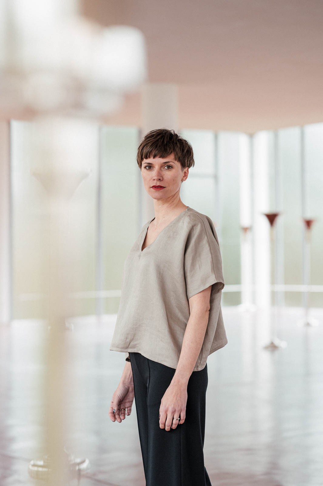 Halenky Lamba oat linen