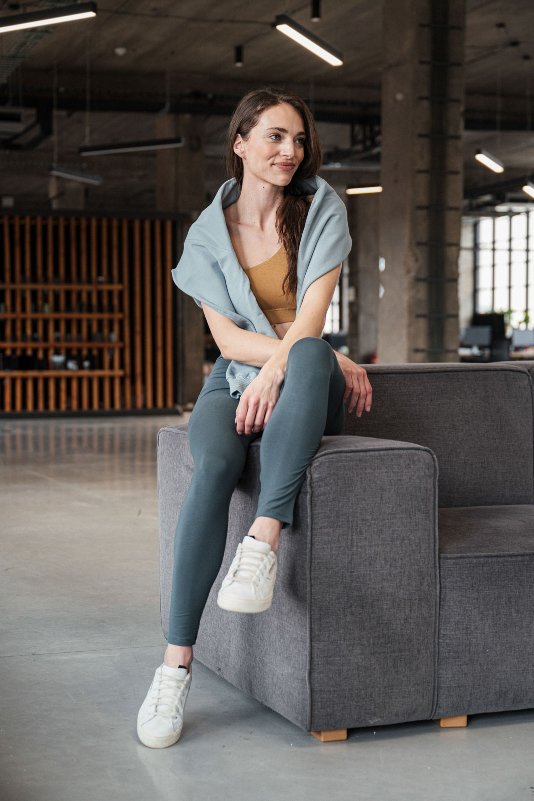 Leggings Abida bamboo pine