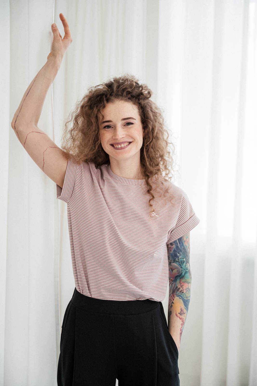 Z�klad �atn�ku Lia pruh Plum stripe