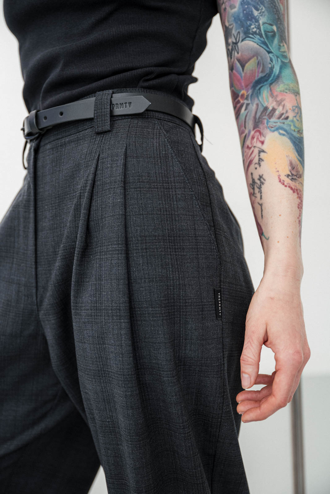 Pants & Shorts Emily virgin wool chesckered