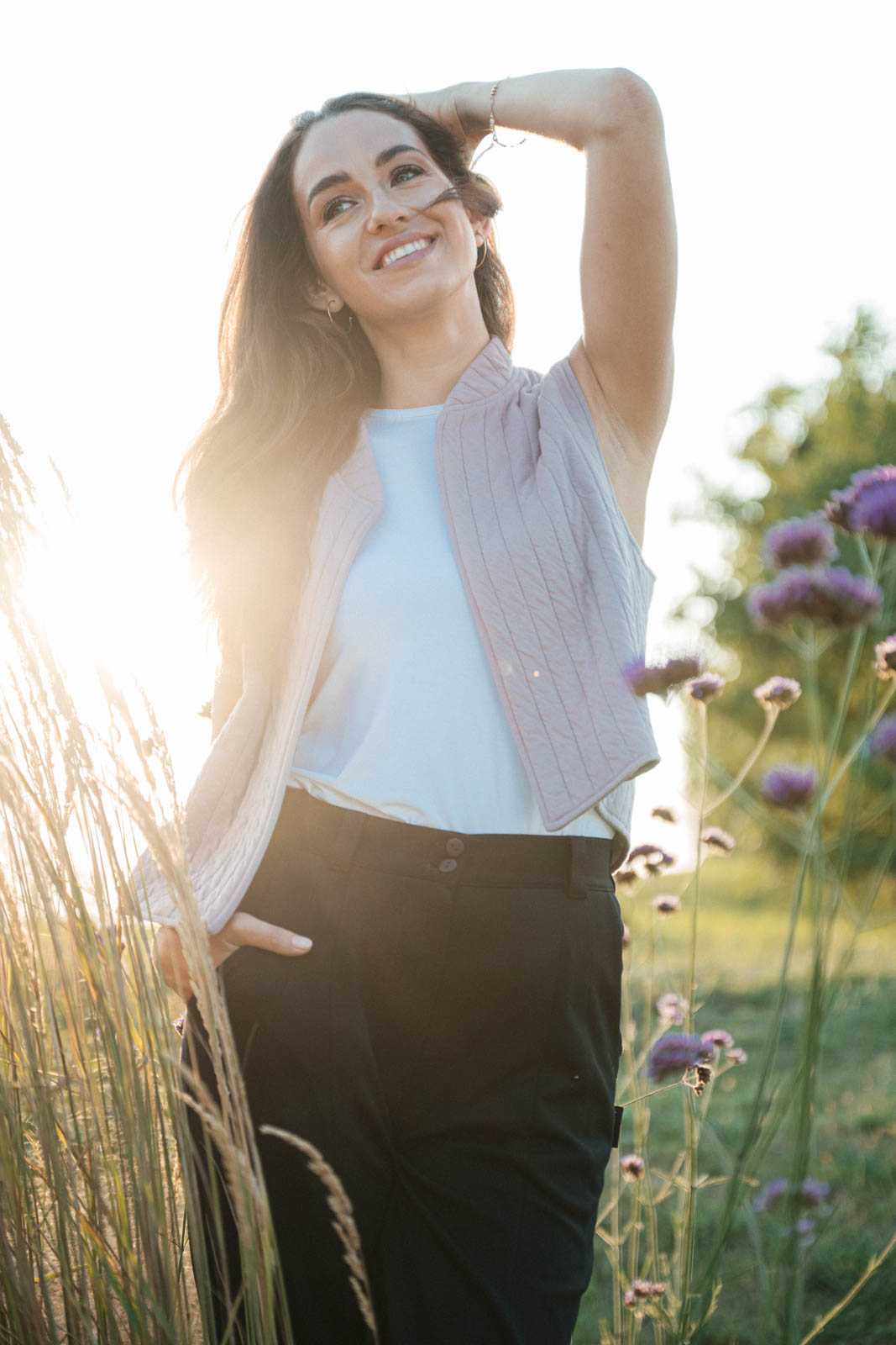 Vests Erin Blush