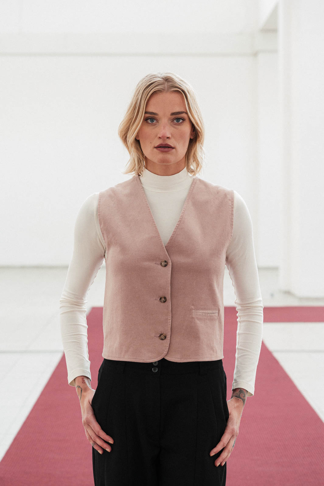 Halenky Libby powder pink cord