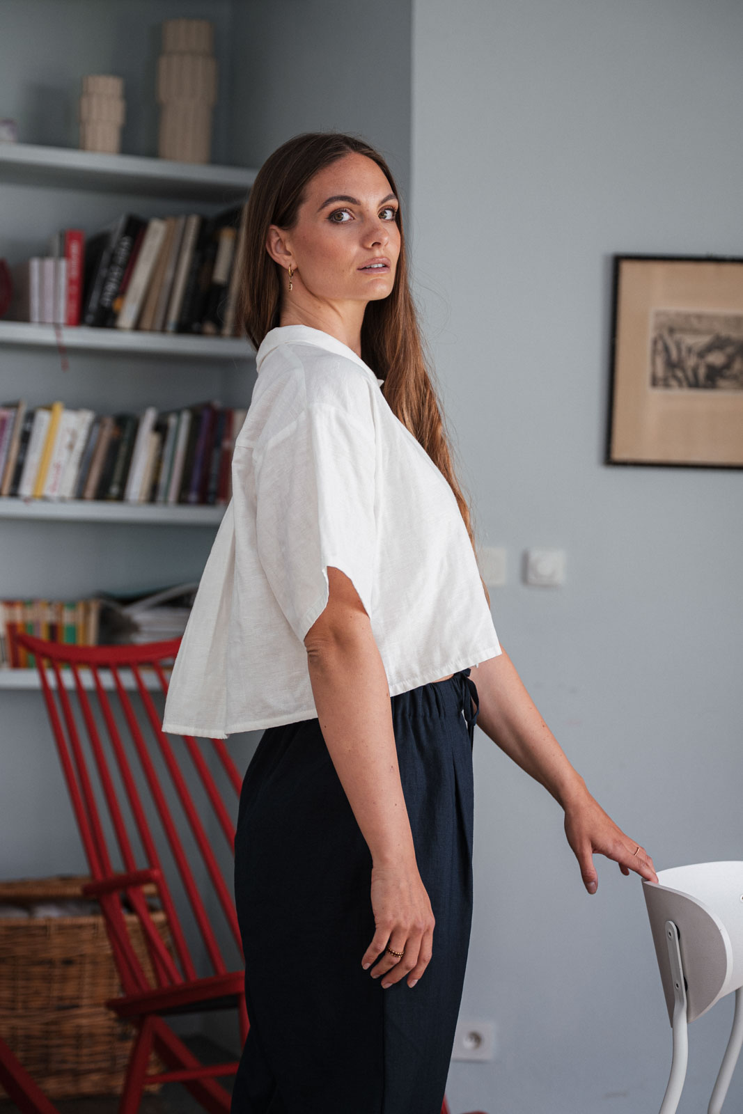 Shirts Uma white jacquard