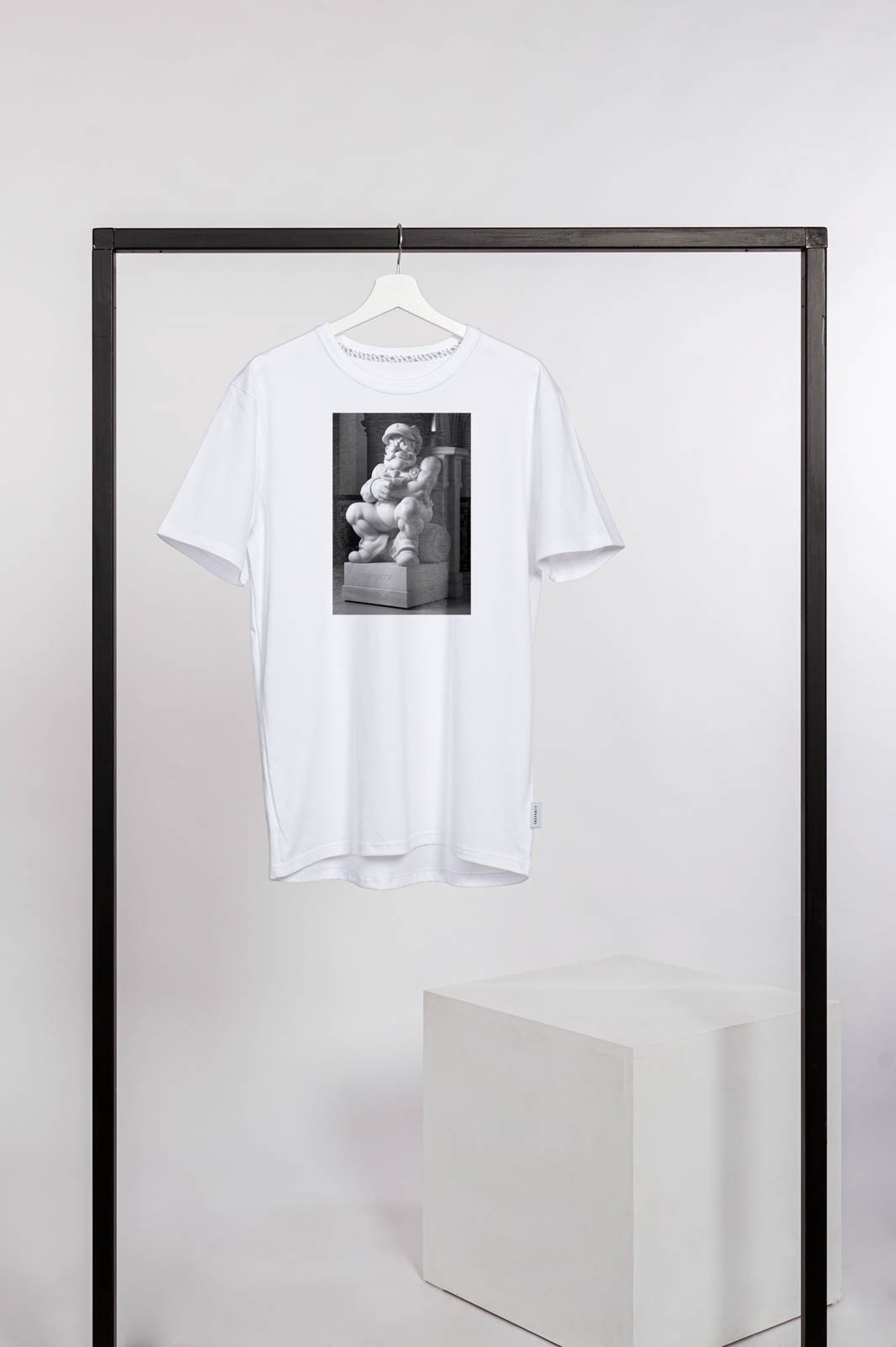 men t-shirt Mario white