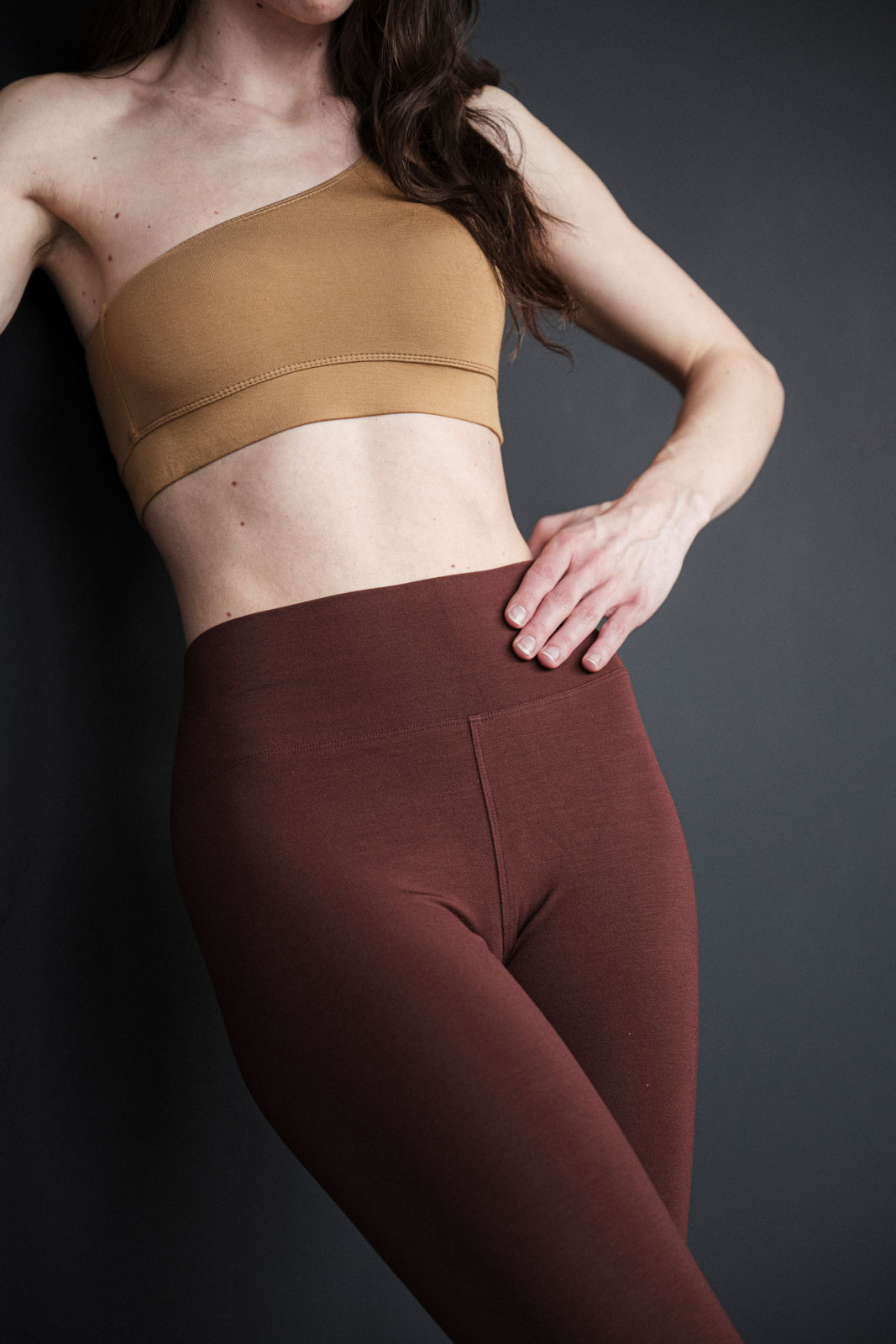 Bamboo leggings Abida bamboo rust