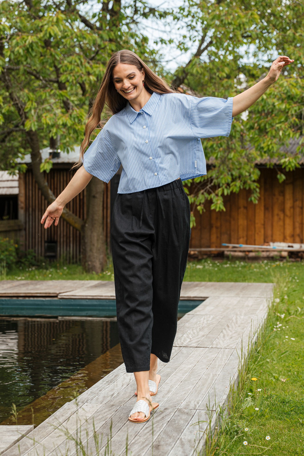 Shirts Uma stripe poplin