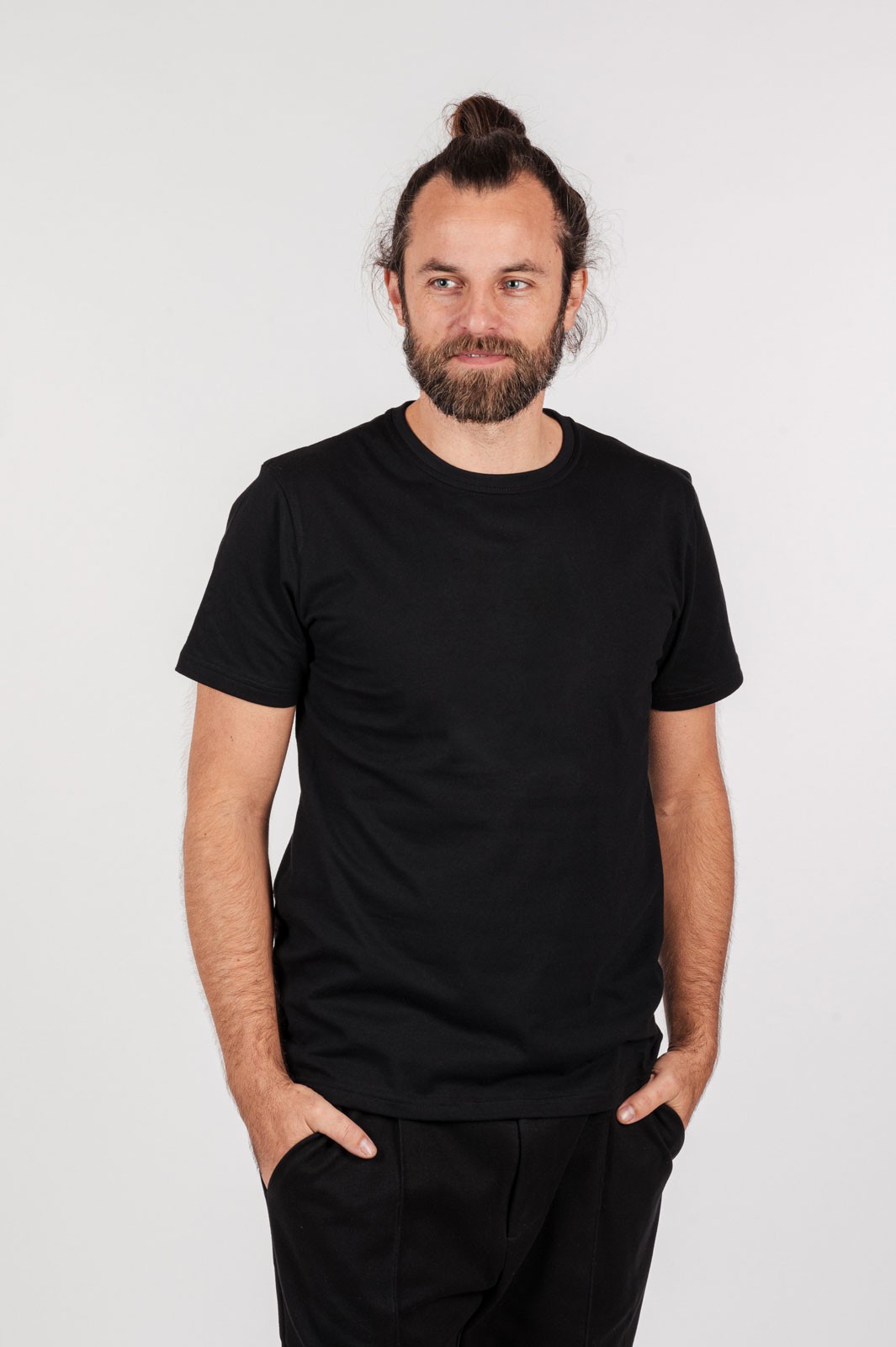 men t-shirt Basic black