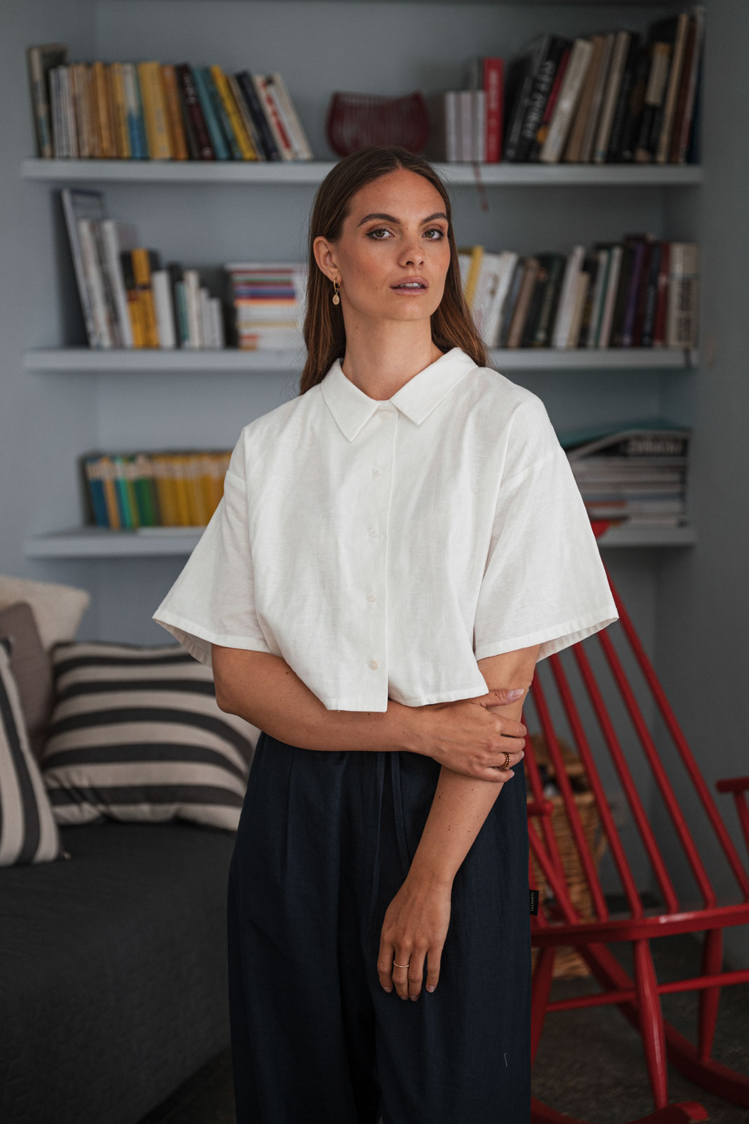 Shirts Uma white jacquard