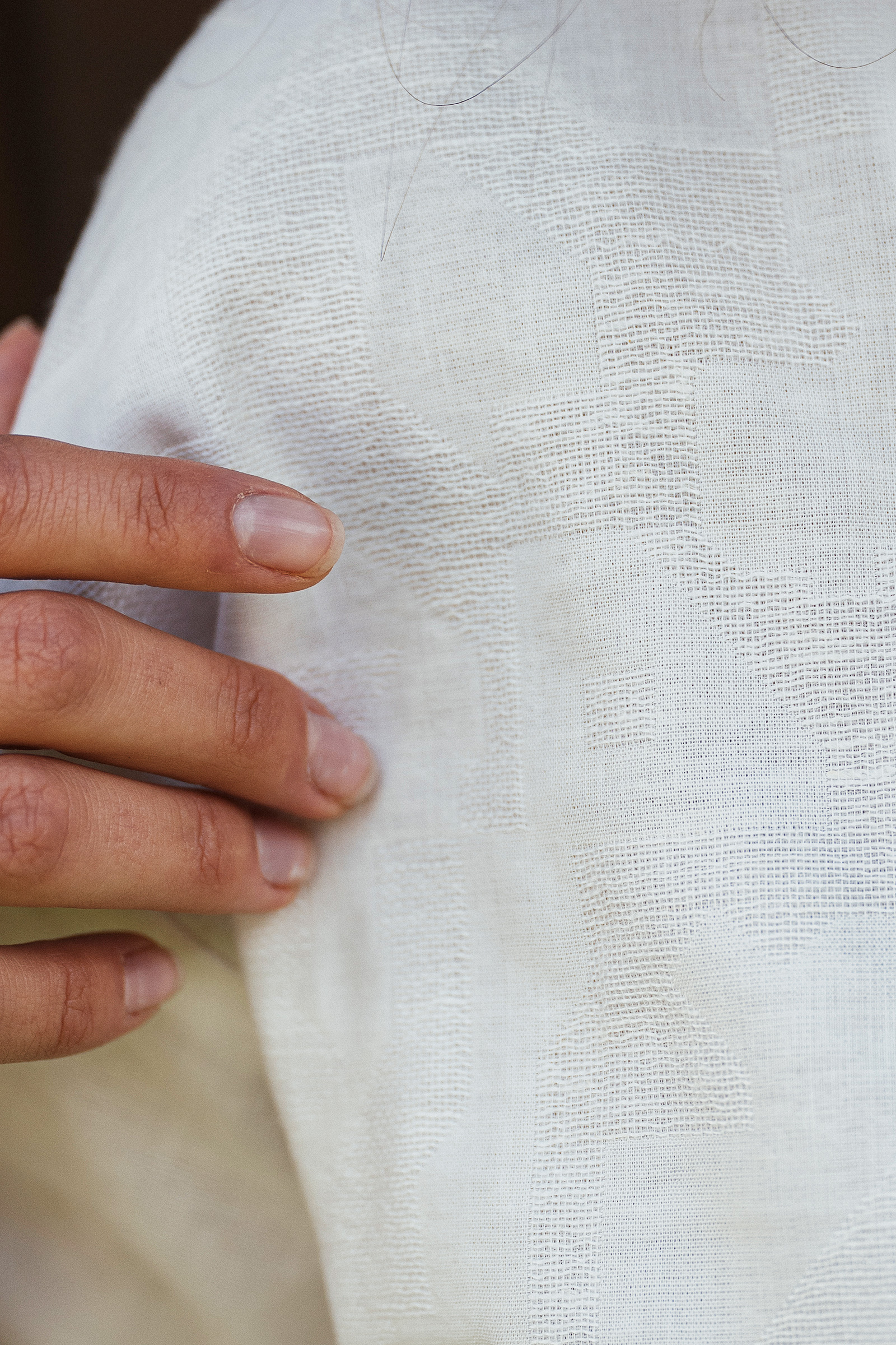 Shirts Uma white jacquard