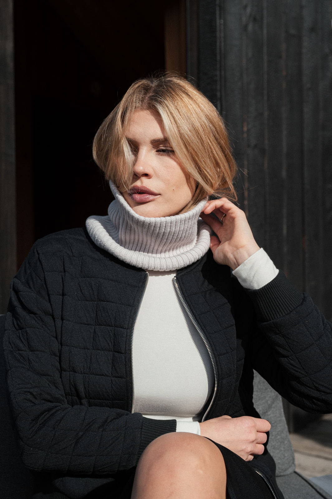 Accesorries Cravat merino pearl