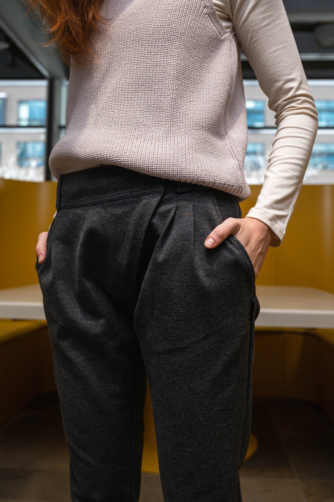 pants & shorts Libor heather grey