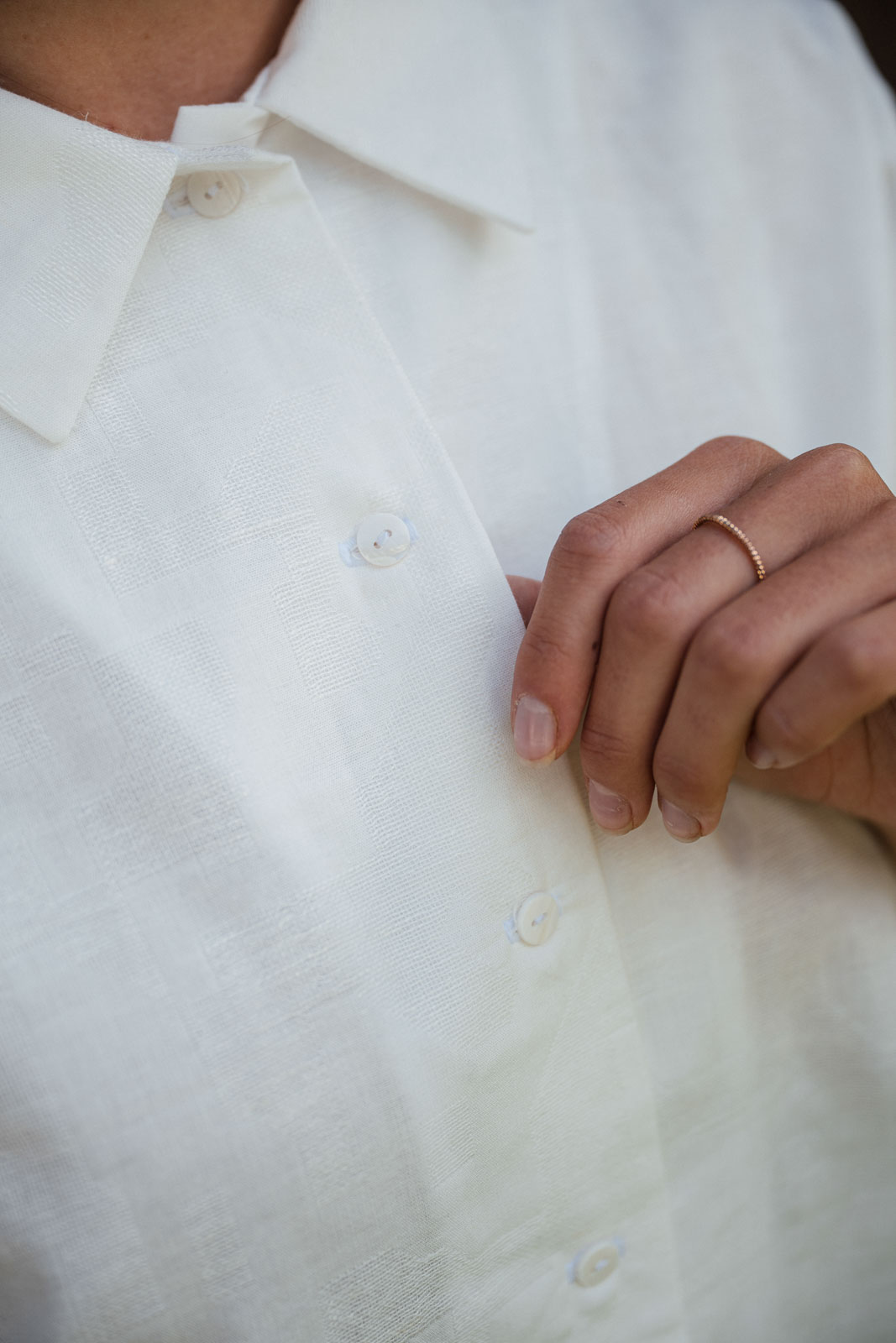 Shirts Uma white jacquard
