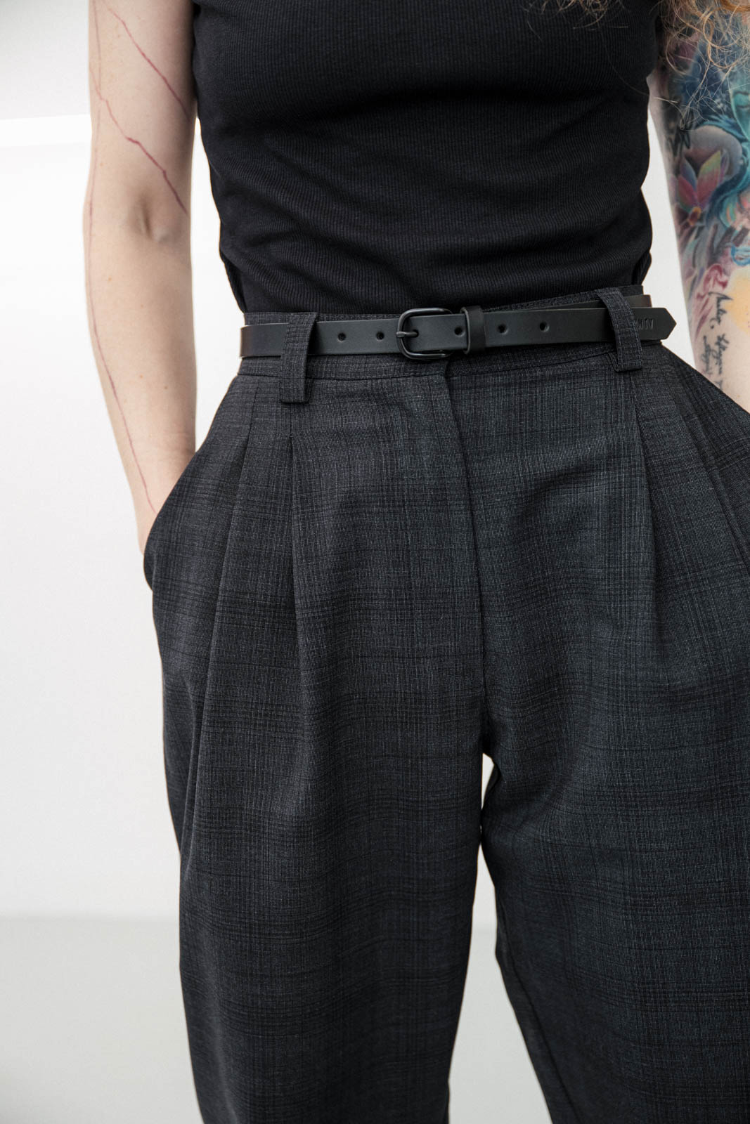 Pants & Shorts Emily virgin wool chesckered