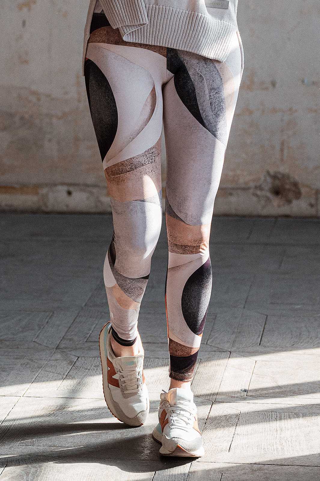 functional leggings Abstract Pastel