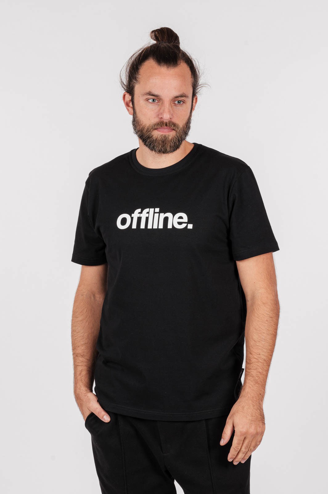 pánské tričko Offline černá