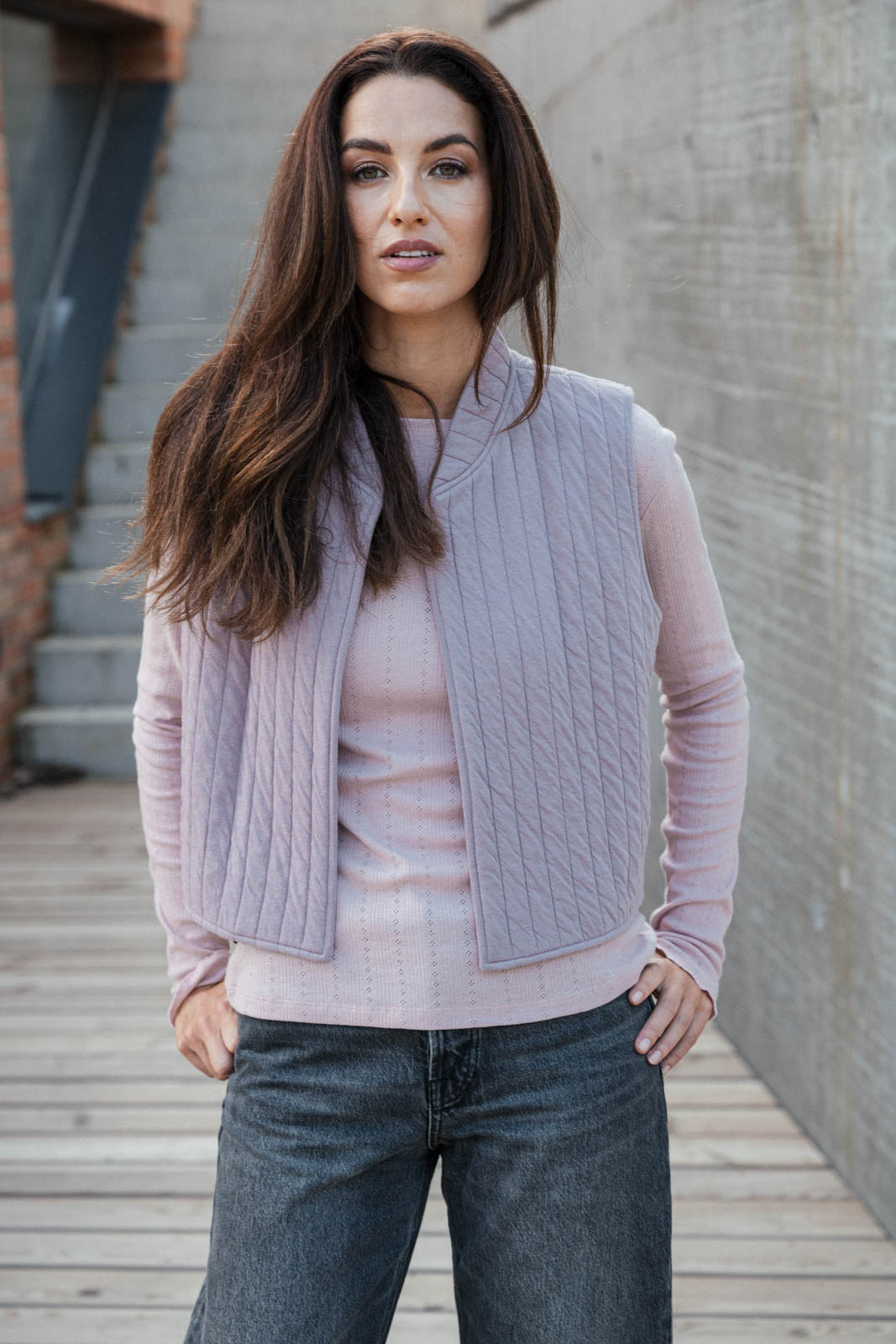 Vests Erin Blush