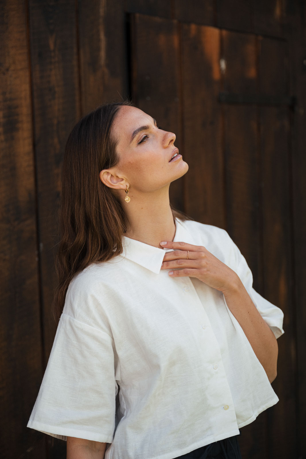 Shirts Uma white jacquard