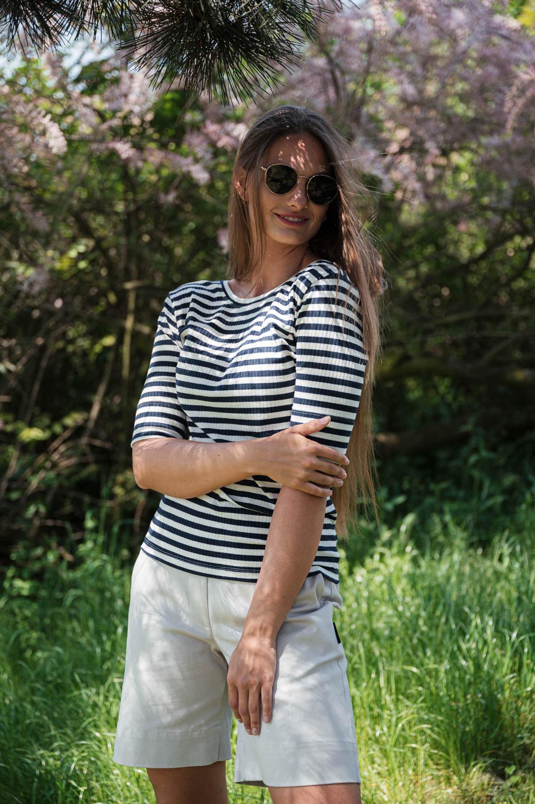 Kalhoty & ortky Mila beige