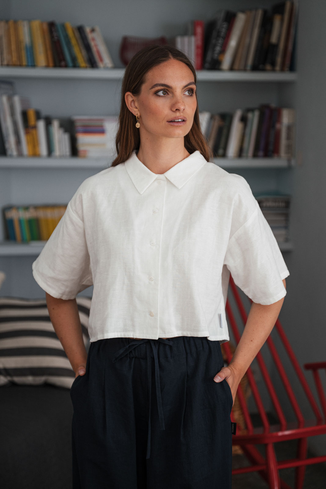 Shirts Uma white jacquard