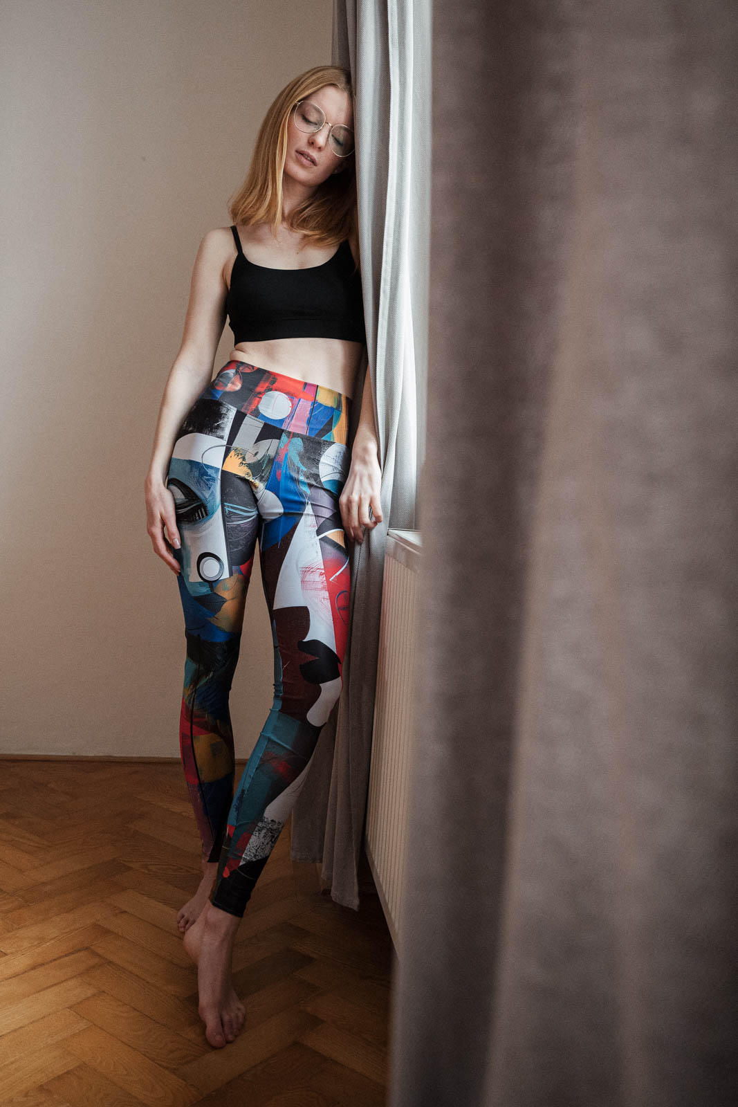 functional leggings Picasso Colourful