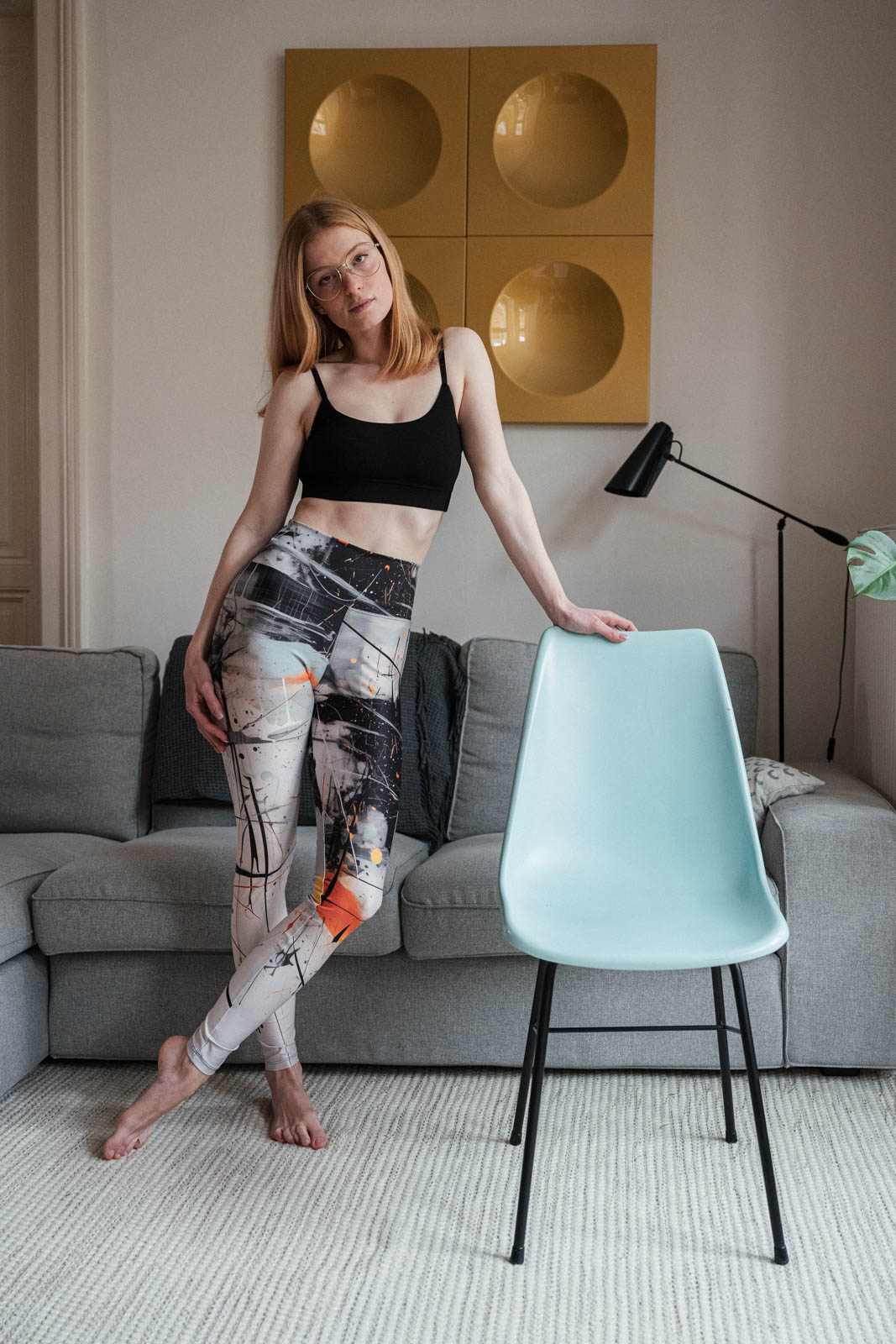functional leggings Expressionism Pastels