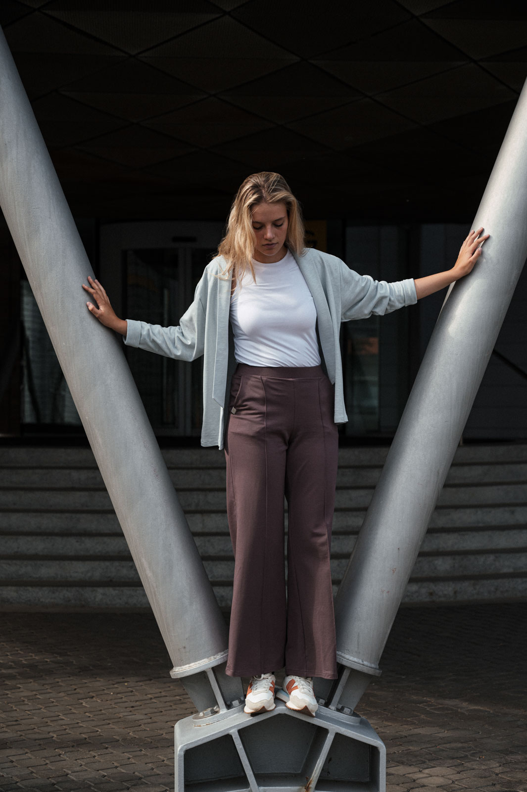 sweatshirt and rollneck Neha ice blue