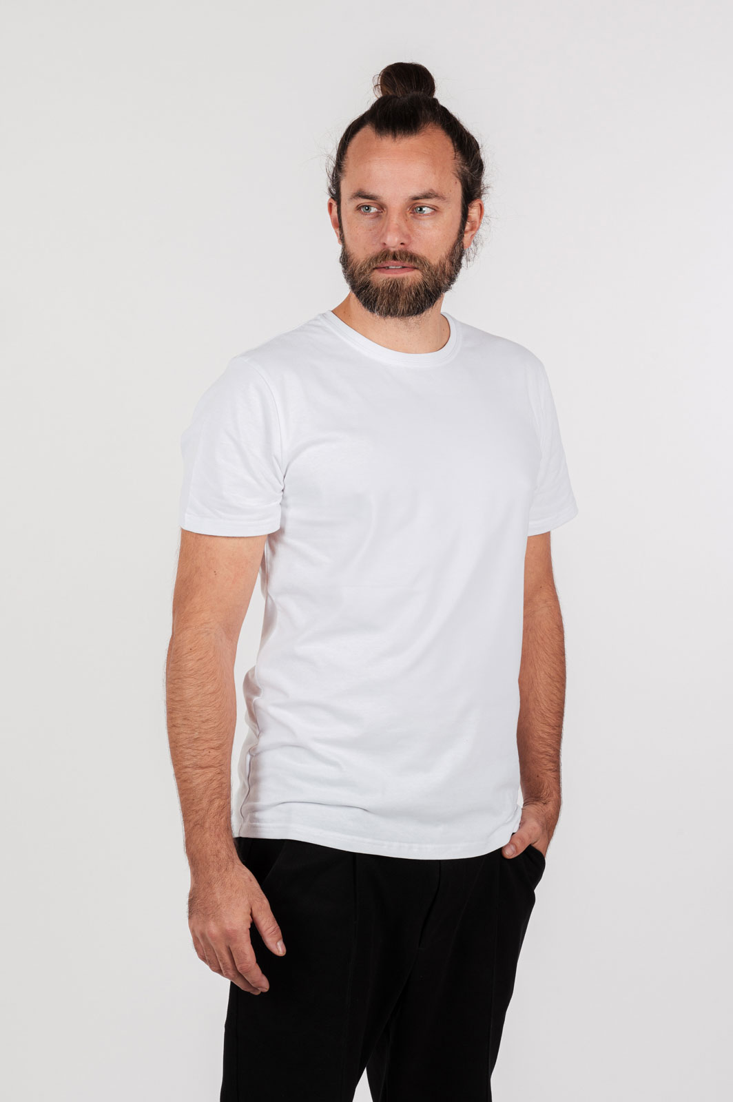 men t-shirt Basic white