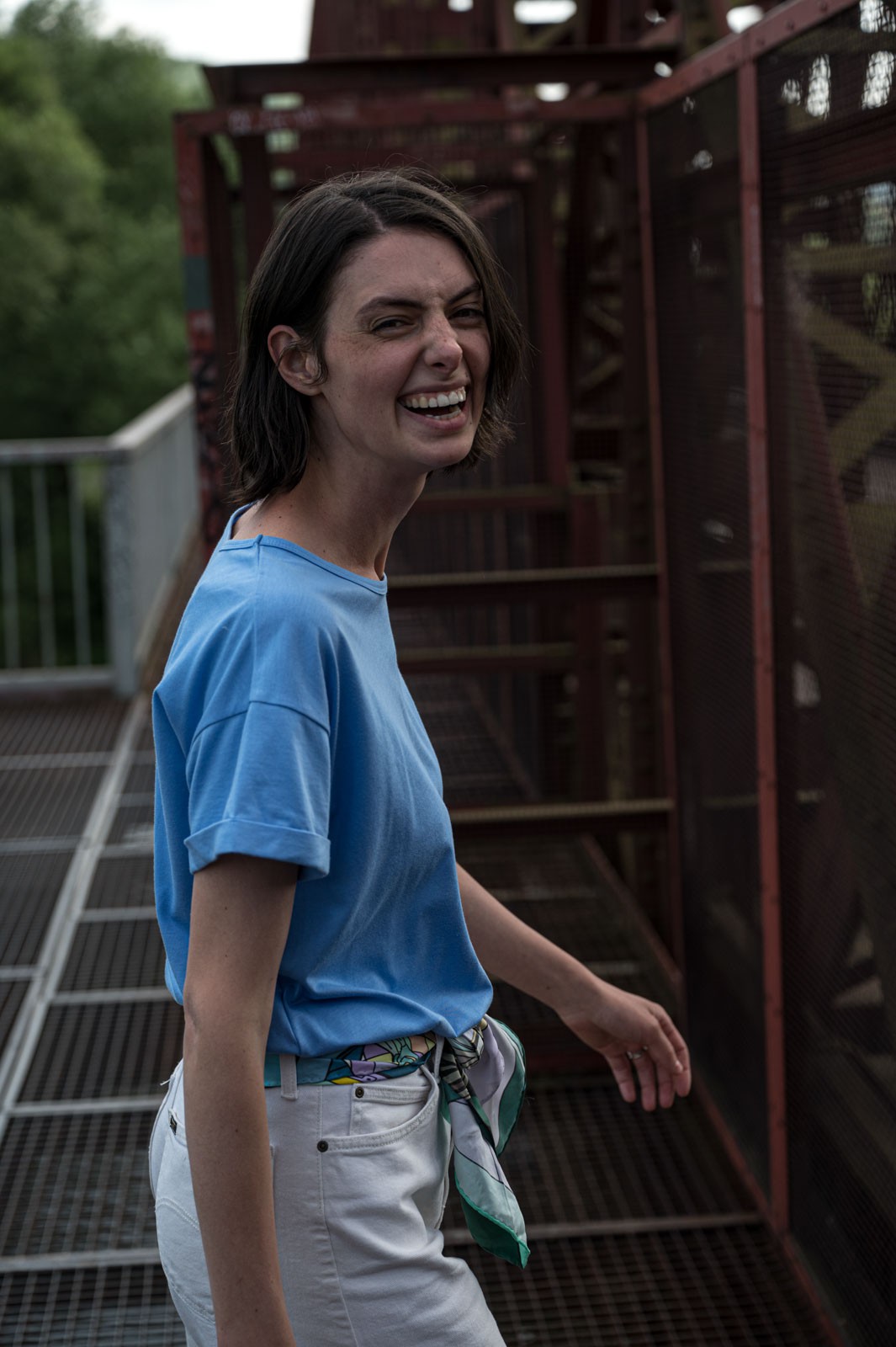 t-shirt and shirt Basic W pale blue