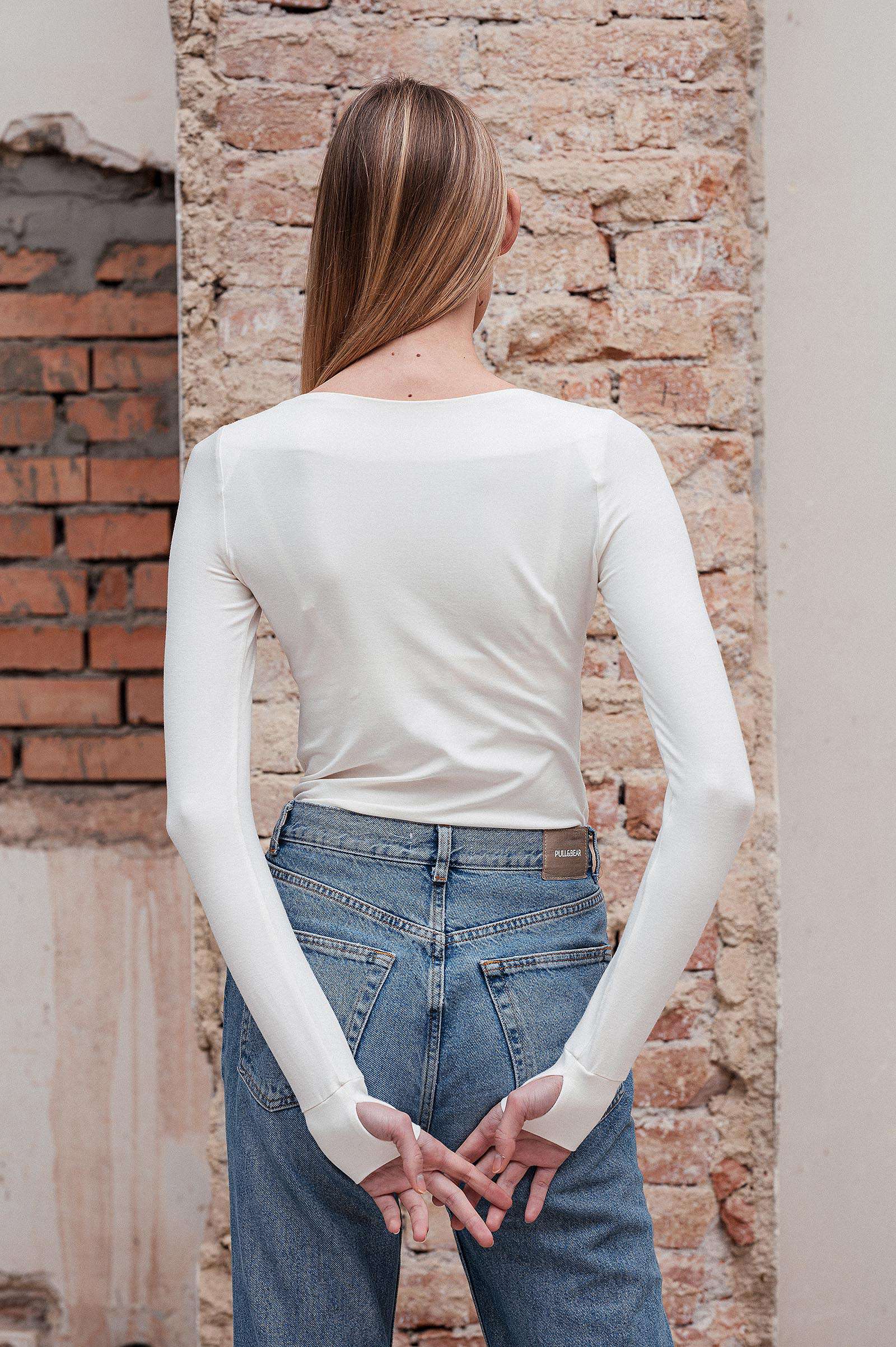 t-shirt and shirt Lotta cream