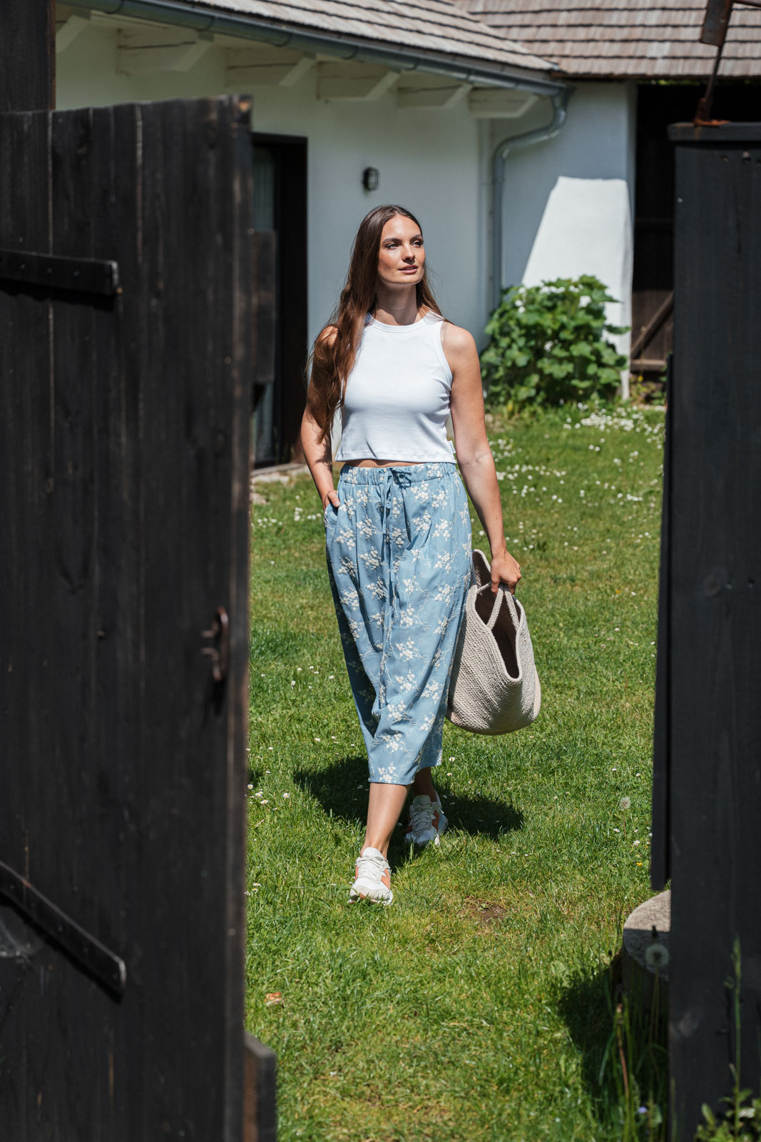 Dresses & skirts Nola blue embroidery jeans