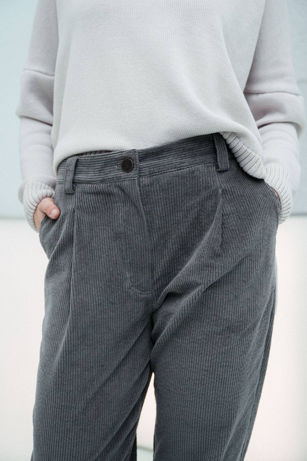pants & shorts Nora Cord grey