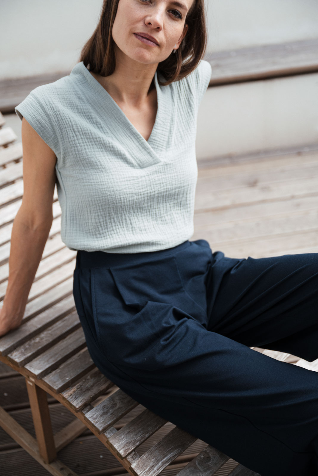 Kalhoty a ortky Lungo 2.0 navy