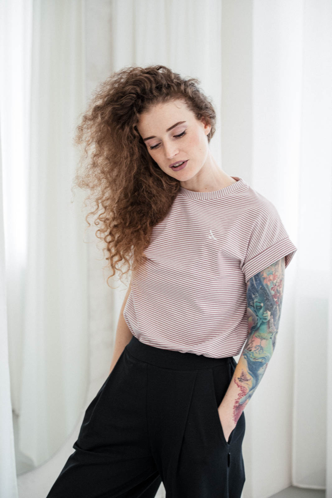 Z�klad �atn�ku Lia pruh Plum stripe