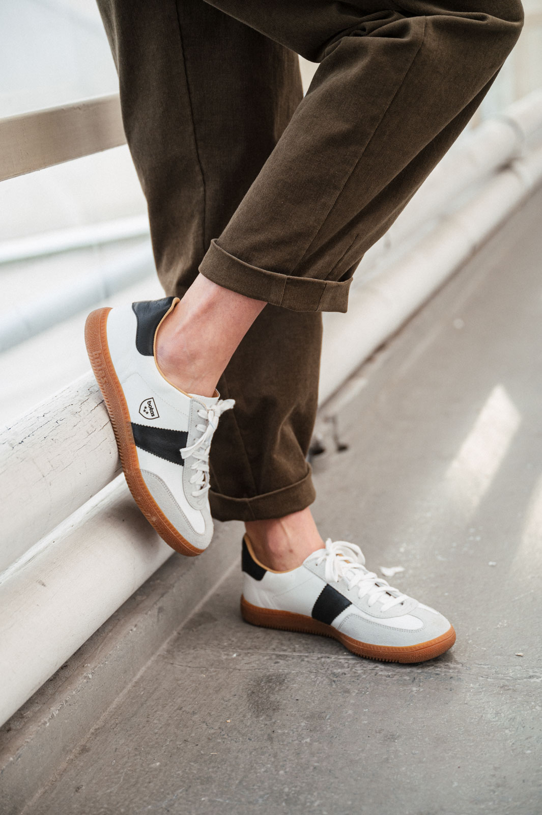 Kalhoty Laura cord Khaki manestr