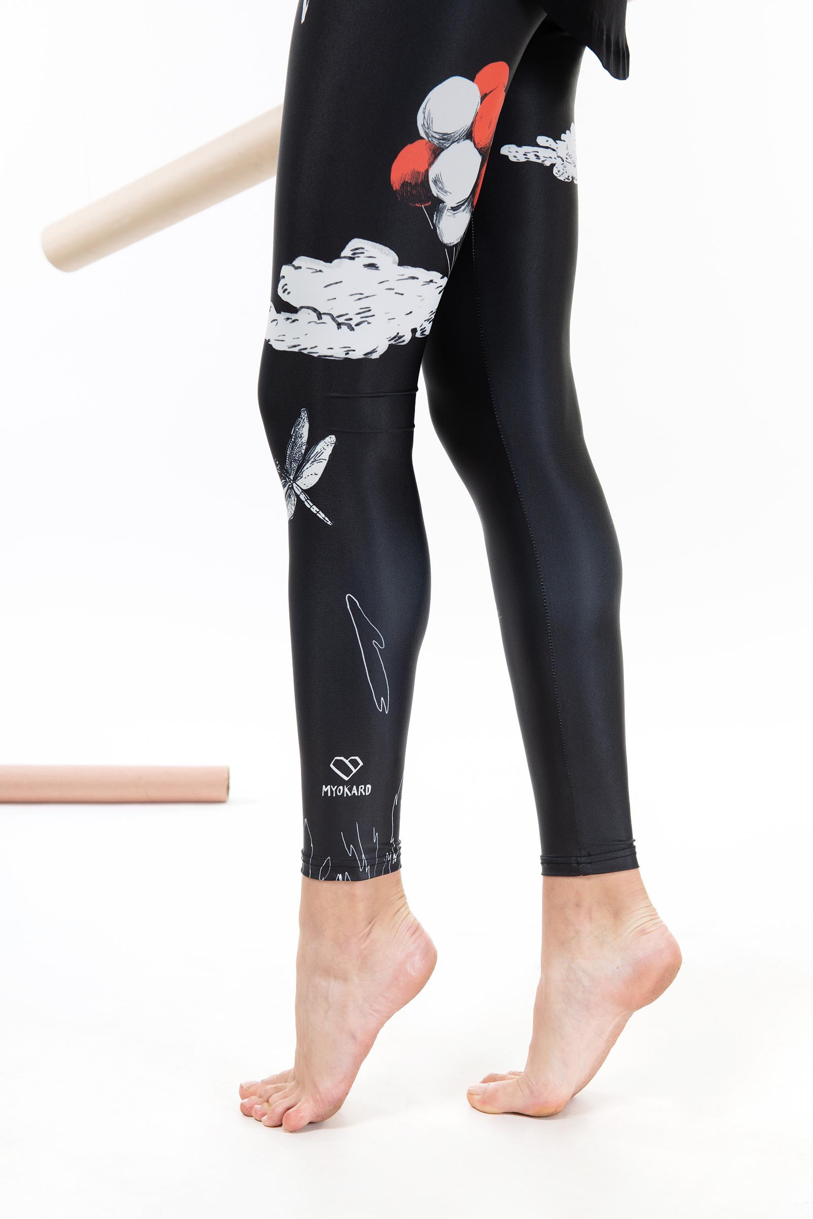 functional leggings Myokard black