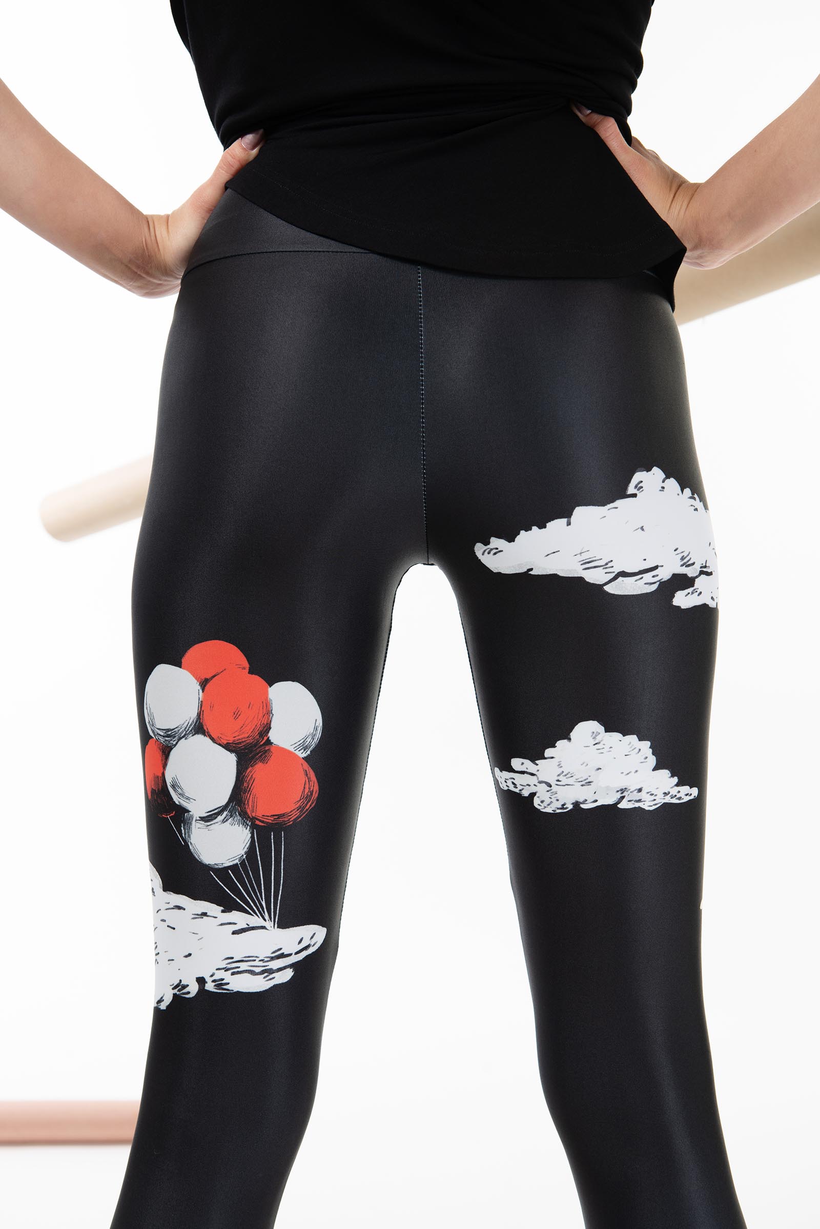 functional leggings Myokard black