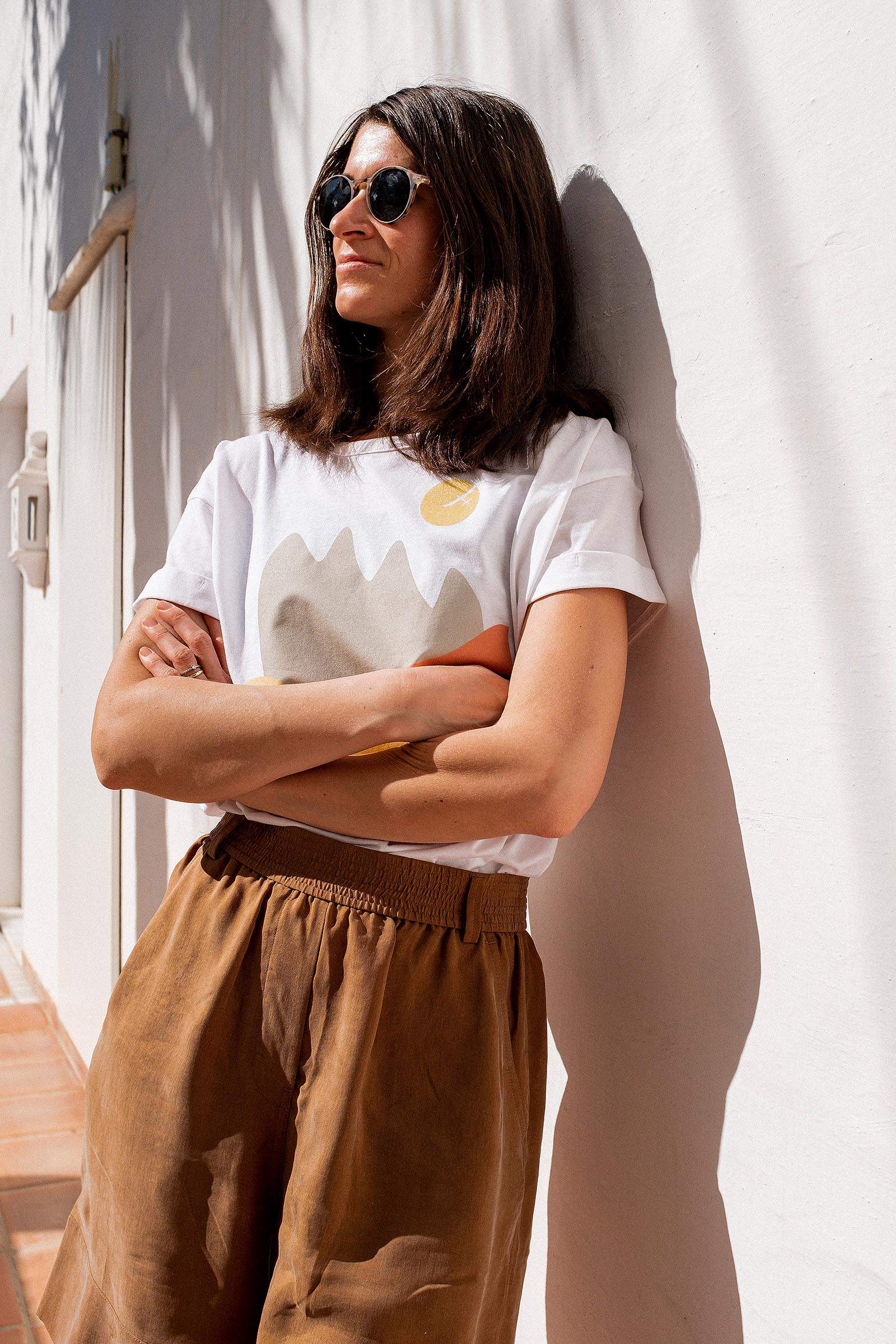 t-shirt and shirt Sunshine white
