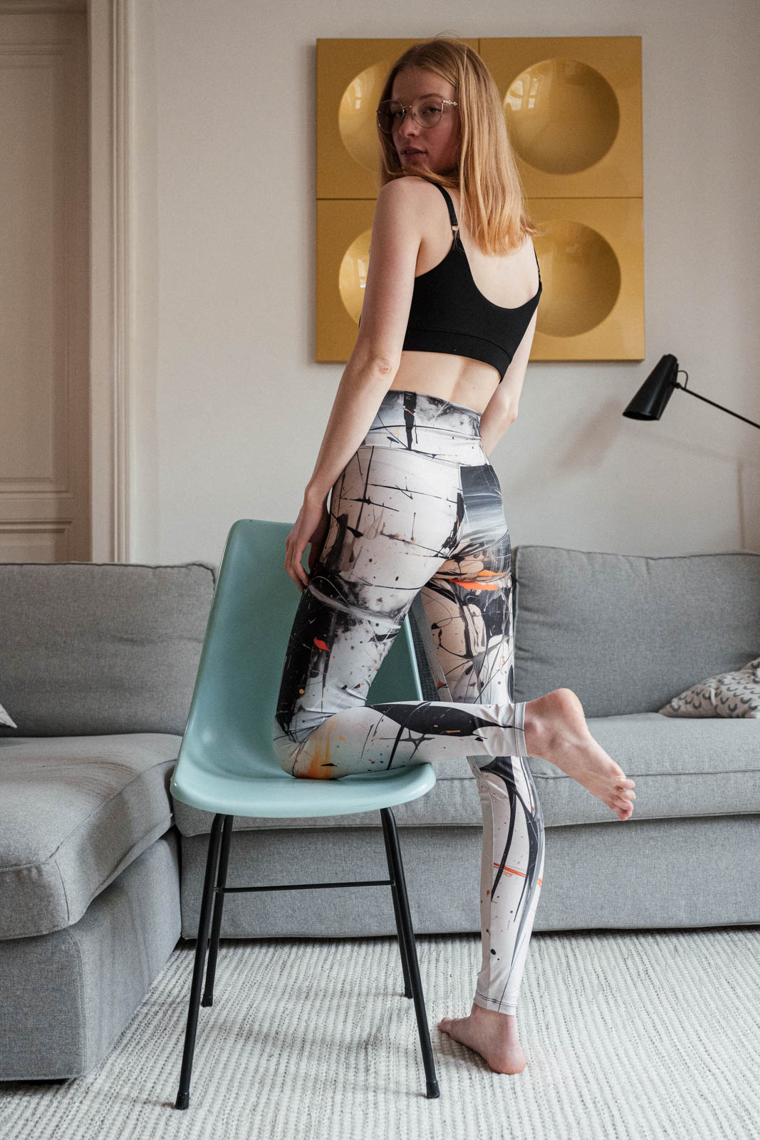 functional leggings Expressionism Pastels
