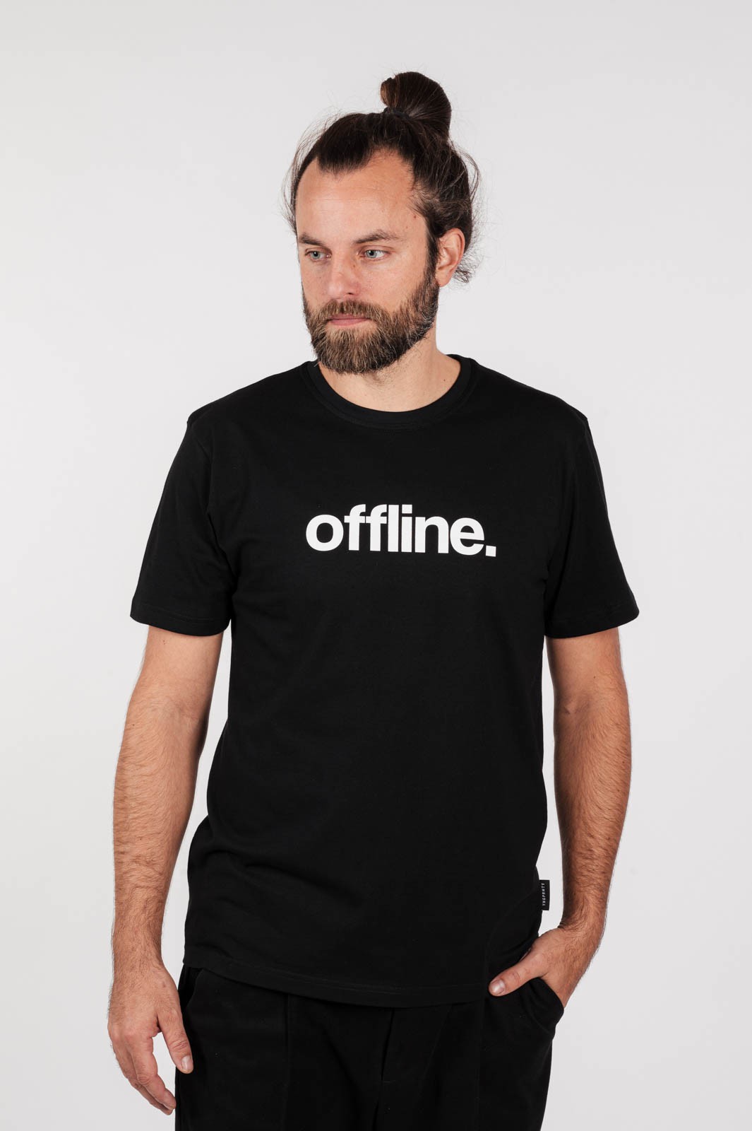 pánské tričko Offline černá