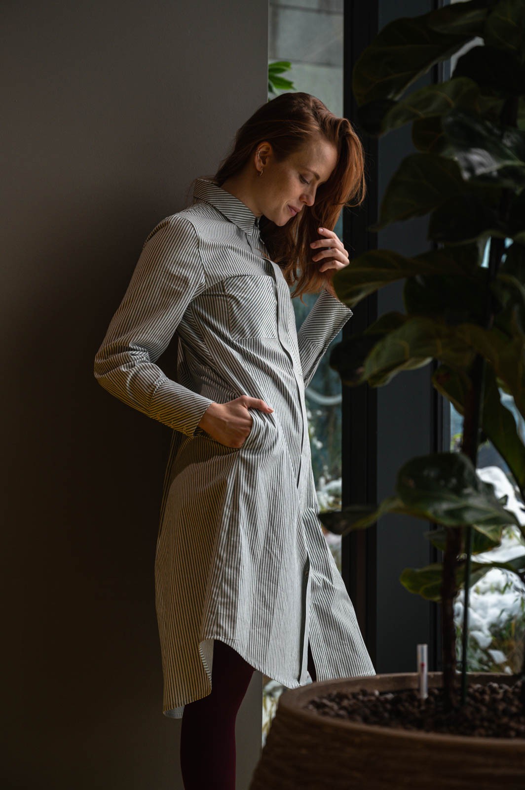 Dresses and skirts Madlen green stripe